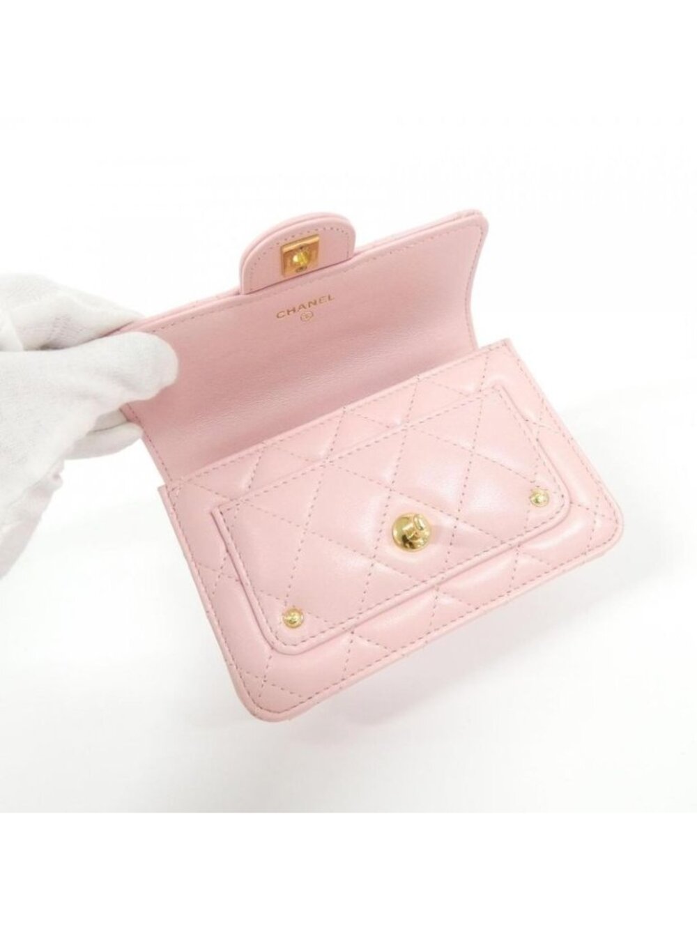 Chanel Chain Clutch Pink - Picture 9 of 10